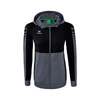 Veste d'entraînement Six Wings à capuche - Femme - gris/noir