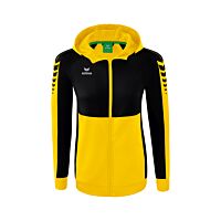 Veste d'entraînement Six Wings à capuche - Femme - jaune/noir