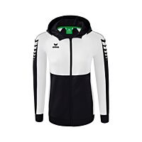Veste d'entraînement Six Wings à capuche - Femme - noir/blanc