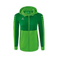 Veste d'entraînement Six Wings à capuche - Femme - vert/émeraude