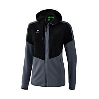 Veste d'entraînement à capuche Squad - Femme - noir/gris