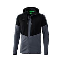 Veste d'entraînement à capuche Squad - Homme - noir/gris