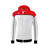 Veste d'entraînement avec capuche CHANGE by erima - Enfant - blanc/rouge/noir
