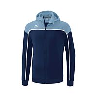 Veste d'entraînement avec capuche CHANGE by erima - Enfant - bleu marine/faded denim/blanc