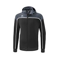 Veste d'entraînement avec capuche CHANGE by erima - Enfant - noir grey/gris/blanc