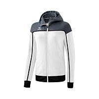 Veste d'entraînement avec capuche CHANGE by erima - Femme - blanc/gris/noir