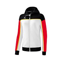 Veste d'entraînement avec capuche CHANGE by erima - Femme - blanc/noir/rouge