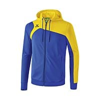 Veste d'entraînement avec capuche Club 1900 2.0 - Enfant - bleu roi/jaune