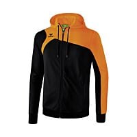 Veste d'entraînement avec capuche Club 1900 2.0 - Enfant - noir/orange