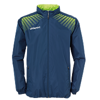 Veste de pluie Goal - Pétrole/vert Flash - Enfant