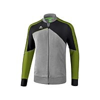 Veste de présentation Premium One 2.0 - Enfant - gris chiné/noir/vert citron