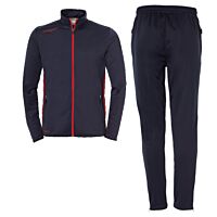 Veste et pantalon de survêtement Essential - Bleu Marine 14/rouge - Adulte
