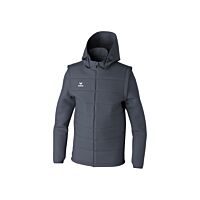Veste manches amovibles TEAM - Homme - gris