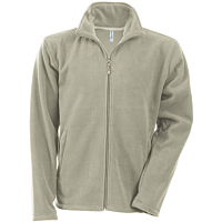 Veste polaire zippée homme - Beige