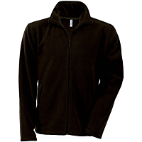 Veste polaire zippée homme - Chocolat