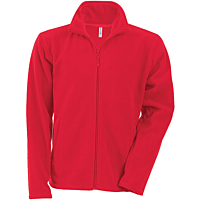 Veste polaire zippée homme - Rouge