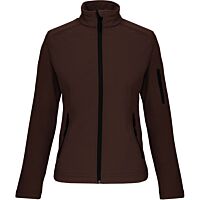 Veste softshell femme - chocolat