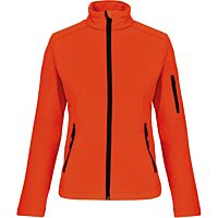 Veste softshell femme - orange