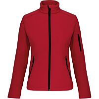 Veste softshell femme - rouge