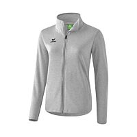 Veste sweat - Femme - gris chiné clair