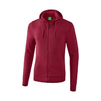 Veste sweat à capuche - Homme - bordeaux