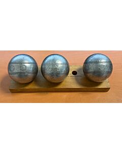 LA BOULE BLEUE "Brut Origine" Carbone 125 - 76mm - 700g - A2
