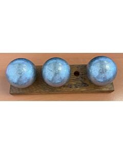LA BOULE BLEUE "Prestige Inox 110" - 73mm - 680g - gravée G.D