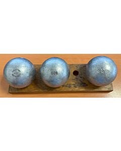 LA BOULE BLEUE "Prestige Inox 110" - 73mm - 680g - gravée ***