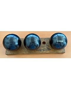 OBUT BOULE NOIRE CX Cou Lisse - 74mm - 700g - gravée 2026