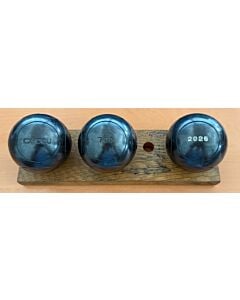 OBUT BOULE NOIRE CX Cou Striée - 74mm - 700g - 1 - gravée 2026