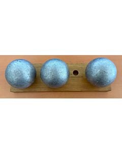LA BOULE BLEUE "Inox 115" - 72mm - 680g