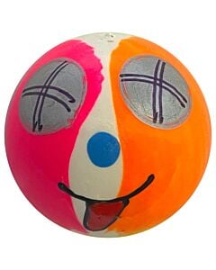 But buis Smiley Yeux boules peint à la main