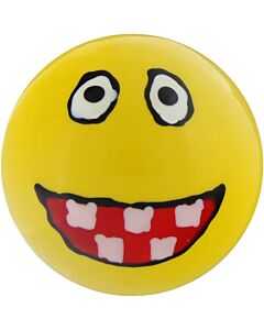 But buis Smiley jaune peint à la main dents écartées
