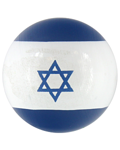But buis laqué aux couleurs d'Israël