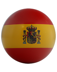But buis laqué aux couleurs de l'Espagne