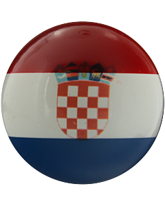 But buis laqué aux couleurs de la Croatie