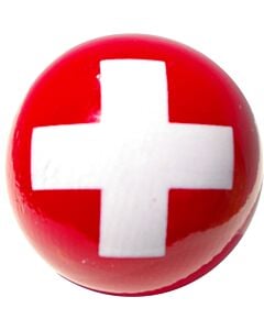 But buis laqué aux couleurs de la Suisse