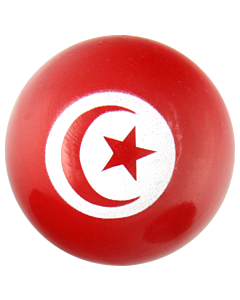 But buis laqué aux couleurs de la Tunisie