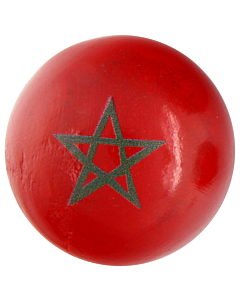 But buis laqué aux couleurs du Maroc