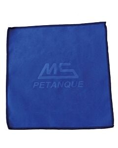 Chamoisine bleue MS Pétanque 20x20cm (l'unité)