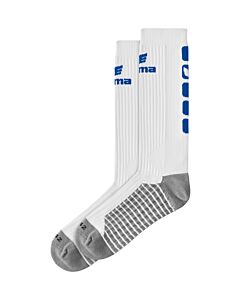 Chaussettes longues CLASSIC 5-C - Homme - blanc/bleu roi