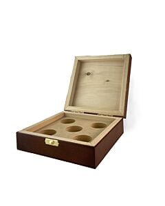 Coffret 5 buts en noyer