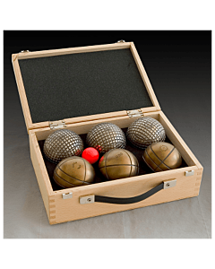 Coffret bois La Boule Bleue 6 boules