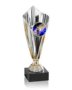 Coupe de pétanque argent 24 cm