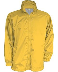 Coupe vent double homme jaune