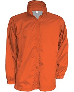 Coupe vent double homme orange