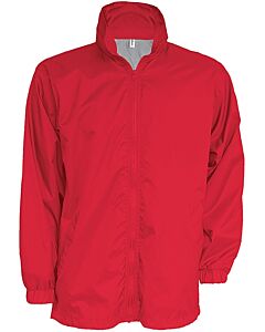 Coupe vent double homme rouge