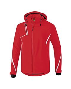 Fonction veste Softshell (étanche et respirante) - Enfant - rouge/blanc