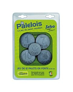 Jeu de 12 palets vendéens Le Palelois