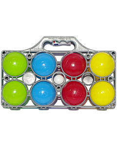 Jeu de 8 boules de pétanque PVC rigide